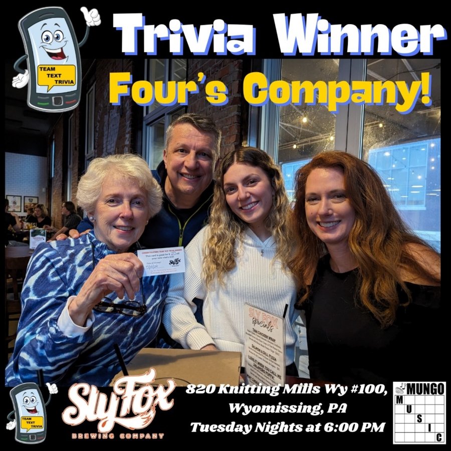 Trivia Wyomissing PA